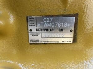 Caterpillar C27